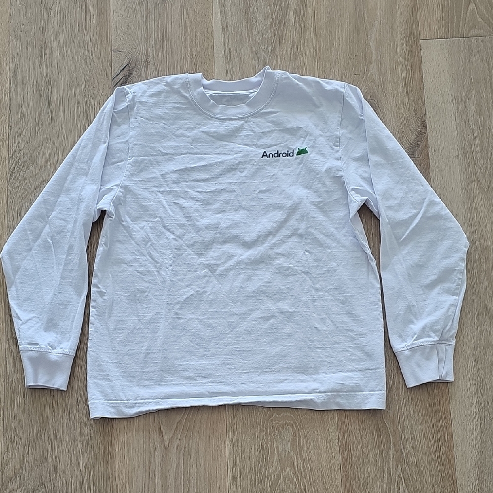 White Long Sleeve Tee